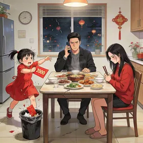 BAO LÌ XÌ TRONG THÙNG RÁC