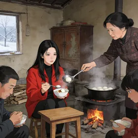 Bát Bánh Trôi Không Nhân