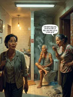 Bồn Cầu Ngoài Cửa Nhà Tôi