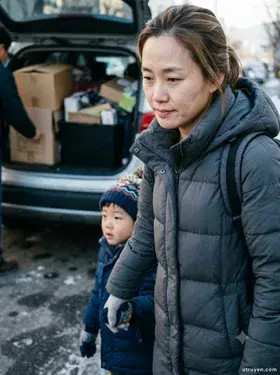 CẢ NHÀ VỀ QUÊ ĂN TẾT, LÚC XUẤT PHÁT CHỒNG TÔI NÓI: “ĐỒ QUÁ NHIỀU, EM ĐƯA CON NGỒI XE KHÁCH VỀ ĐI