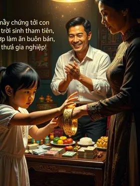 Con Gái Trời Sinh Tham Tiền