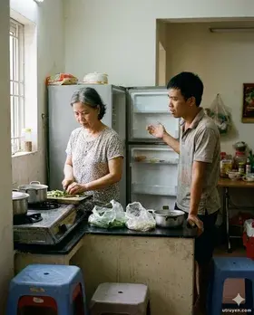 ĐƯA LƯƠNG HƯU CHO CHỊ DÂU, VẬY THÌ CẢ NHÀ CỨ ĂN RAU ĐI