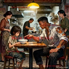 Đứa Trẻ Ăn Mì Không Thịt