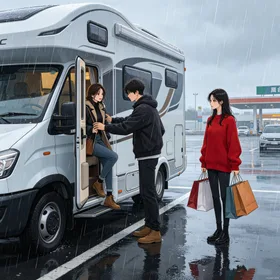 Em Gái Trà Xanh Và Chuyến Xe Đi Nhờ