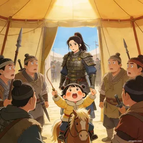 Nữ Tướng Biên Thùy Và Cục Bột Nhỏ