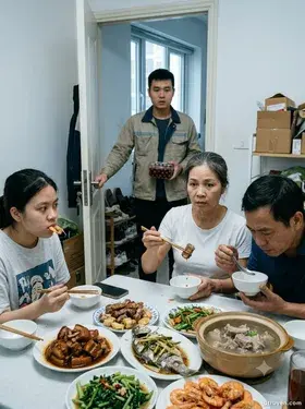 Nửa năm qua, vợ tôi vẫn luôn ăn cơm thừa.