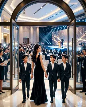 Sau Khi Ly Hôn, Tôi Dẫn Ba Con Đập Tan Buổi Từ Thiện Nghìn Tỷ Của Chồng Cũ