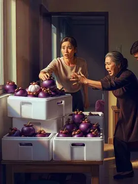Thùng Măng Cụt Tình Thân