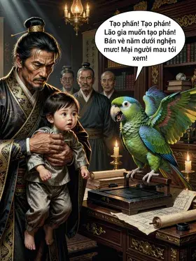 Tiểu Đoàn Sữa Huyền Học Nghe Tiếng Lòng Chim Chóc Ở Phủ Phản Tặc