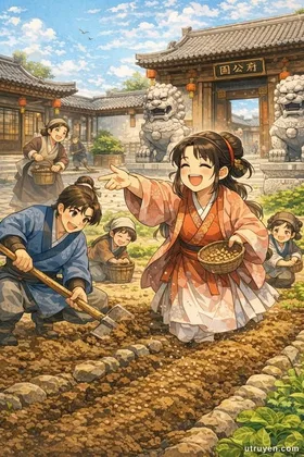 Trồng Rau Trong Phủ Quốc Công